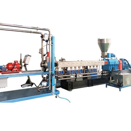 Estrusore per granulazione - TS series - Nanjing Haisi Extrusion Equipment Co., Ltd. - per EVA / bivite / con granulazione a immersione