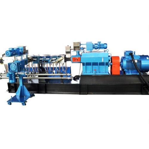 Linea di estrusione doppia vite - TSE-65  - Nanjing Haisi Extrusion Equipment Co., Ltd. - da compounding / per termoplastici / per masterbatch
