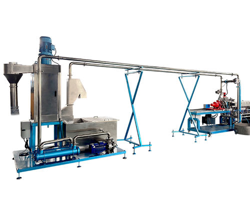Linea di estrusione per granulazione - TSE - Nanjing Haisi Extrusion Equipment Co., Ltd. - per PVC
