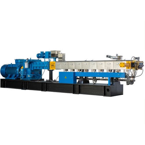 Estrusore da compounding - TSE - Nanjing Haisi Extrusion Equipment Co., Ltd. - per WPC / bivite