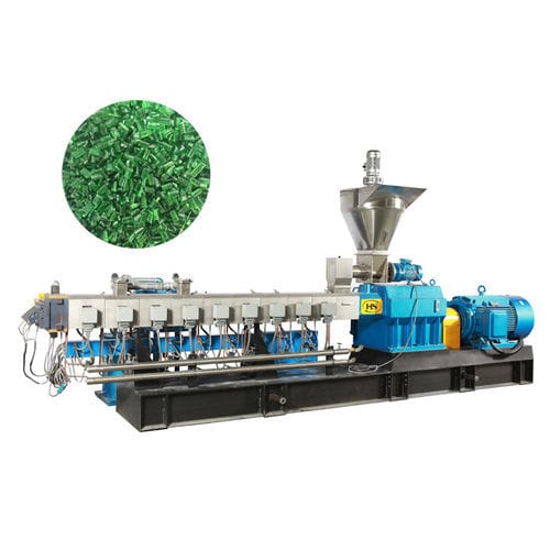 Granulatore bivite - TSE-75 - Nanjing Haisi Extrusion Equipment Co., Ltd. - per polimeri / per l'industria plastica / compatto