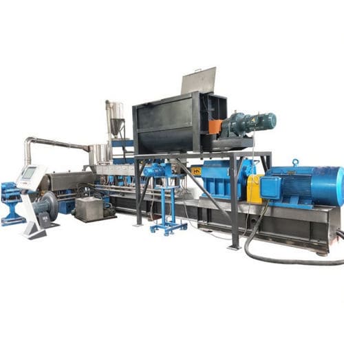 Estrusore bivite - SP series - Nanjing Haisi Extrusion Equipment Co., Ltd. - da compounding / per PVC / per cavo