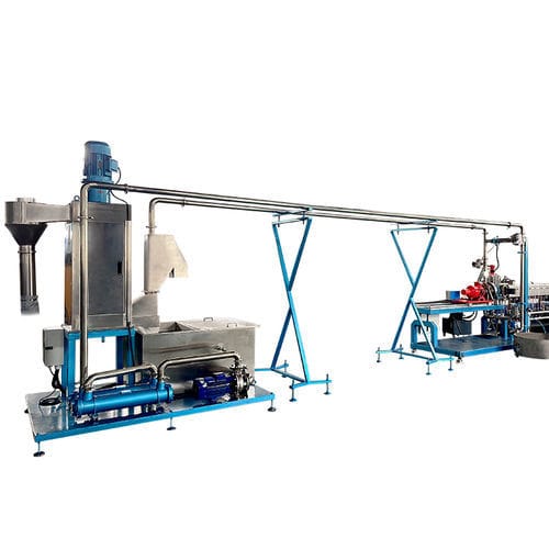 Granulatore frontale ad anello d'acqua - Nanjing Haisi Extrusion Equipment Co., Ltd. - immerso in acqua / per spaghetti