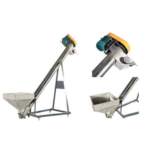Trasportatore a coclea - ZD series - Nanjing Haisi Extrusion Equipment Co., Ltd. - a spirale / da trasporto / con motore elettrico