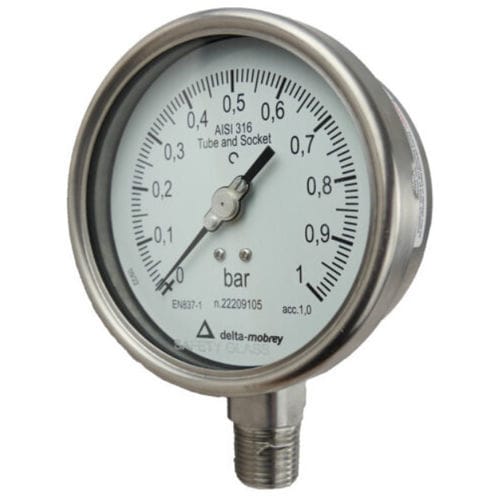 Manometro differenziale - GG  - Delta Mobrey Limited - con quadrante / filettato / NPT 1/4