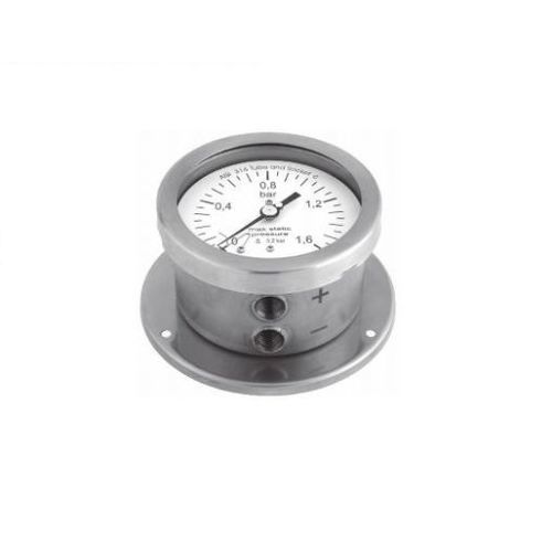 Manometro differenziale - DB  - Delta Mobrey Limited - con quadrante / NPT 1/4 / in acciaio inossidabile