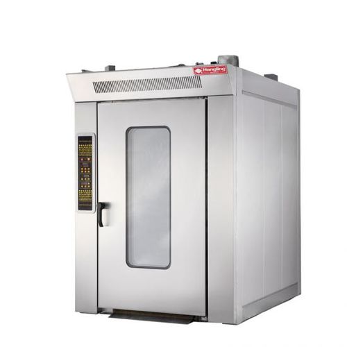 Forno per il settore agroalimentare con carrello rotante - HX-12-01 - Guangzhou Hongling Electric Heating Equipment - per pane / per dolci / per biscotti