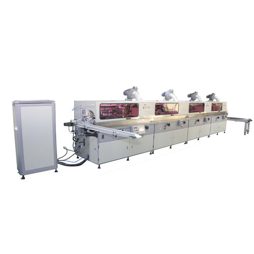 Macchina serigrafica automatica - YD-SPA102/4C - Dongguan Yaodong Machinery Manufacturing Co., Ltd. - a colori / per bottiglie di plastica / con sistema di polimerizzazione a UV