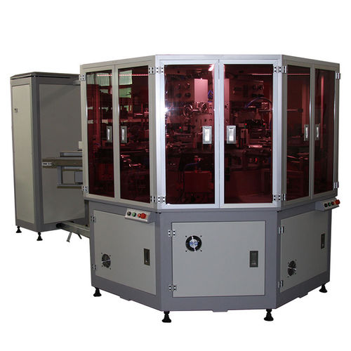 Macchina serigrafica servocomandata - YD-SPR36/4C - Dongguan Yaodong Machinery Manufacturing Co., Ltd. - a 4 colori / a 6 colori / per l'industria del vetro