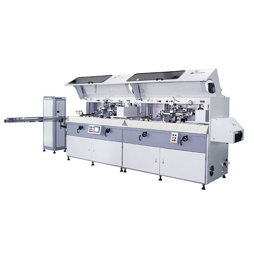 Macchina serigrafica automatica - YD-SPA102/2C - Dongguan Yaodong Machinery Manufacturing Co., Ltd. - a 2 colori / per bottiglie di plastica / con sistema di polimerizzazione a UV