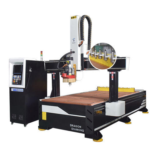 Contornatrice CNC - Lz-1325ATC - Guangzhou Dragon Diamond Technology Co., Ltd. - 3 assi / a legna / per compositi