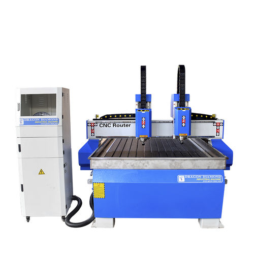Contornatrice CNC - Lz-1325-2H - Guangzhou Dragon Diamond Technology Co., Ltd. - 3 assi / a 2 teste / per metallo