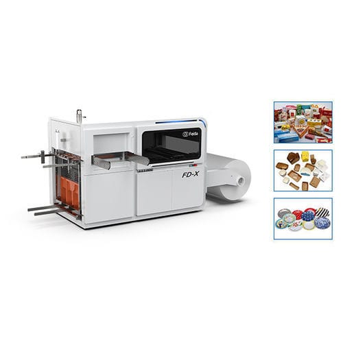 Macchina da taglio a rulli - 970x550(640) - Zhejiang Feida Machinery Co., Ltd. - con matrice / per carta / per imballaggi