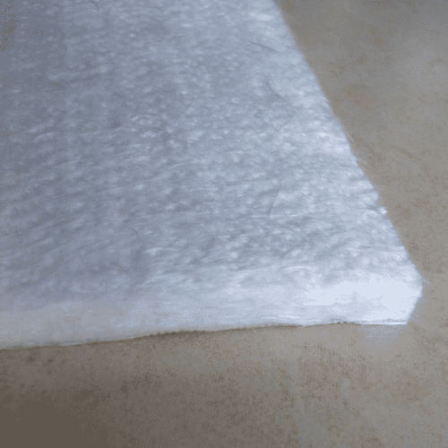 Tappeto agugliato - E series  - Jiujiang Xingli Beihai Composite Co., Ltd. - in fibra di vetro / bianco / per alta temperatura