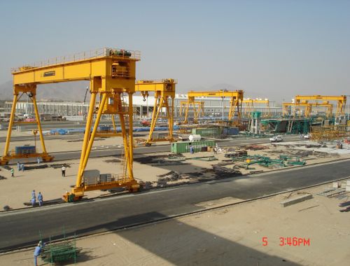 Gru a cavalletto su guida di scorrimento - HL-KATTOR Industry Co., Ltd. - in acciaio