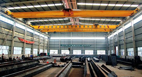 Carroponte ad altezza libera - Henan Kuangshan Crane Co., Ltd. - monotrave / profilato in acciaio / con sistema di sollevamento leggero