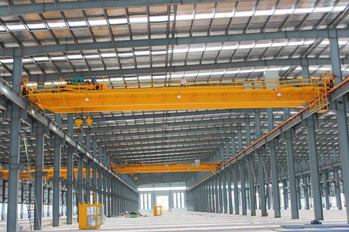 Carroponte bitrave - Henan Kuangshan Crane Co., Ltd. - con sistema di sollevamento leggero / per magazzino / leggero