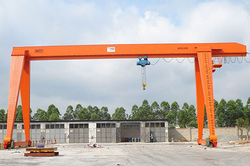 Gru a cavalletto su guida di scorrimento - MH - Henan Kuangshan Crane Co., Ltd. - per officina / per magazzino / monotrave