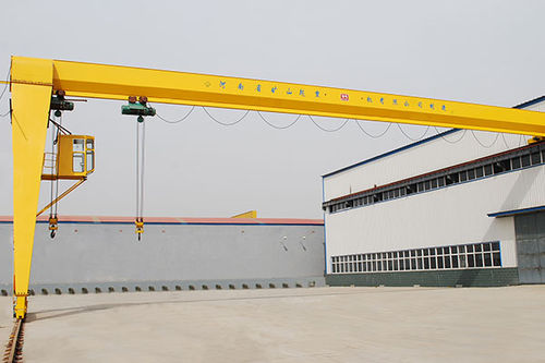 Semiportale su guida di scorrimento - Henan Kuangshan Crane Co., Ltd. - per officina / monotrave