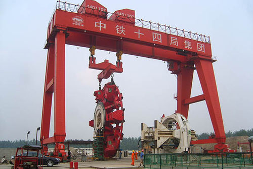 Gru a cavalletto su guida di scorrimento - Henan Kuangshan Crane Co., Ltd. - per metropolitana / bitrave