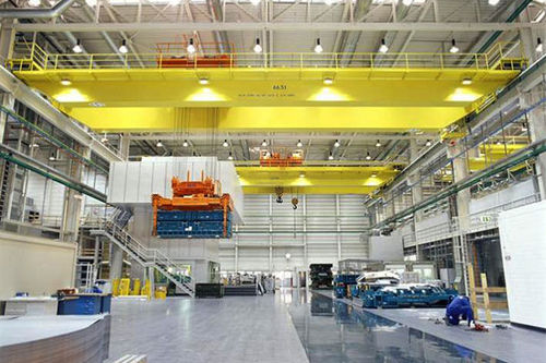 Carroponte bitrave - Henan Kuangshan Crane Co., Ltd. - in alluminio / per carichi leggeri / per magazzino