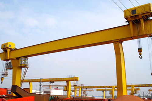 Gru a cavalletto su guida di scorrimento - Henan Kuangshan Crane Co., Ltd. - di saldatura / in acciaio