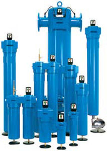 Unità di filtrazione a carboni attivi - Xebec Adsorption - per aria compressa / pneumatica