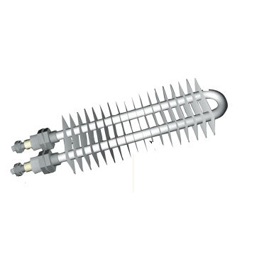 Resistenza riscaldante con alette - 6024 series  - Vulcanic - in acciaio
