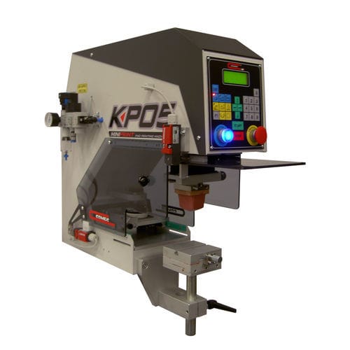 Macchina tampografica a calamaio ermetico - MINIPRINT KP05 1C - COMEC ITALIA - monocromatica / per l'industria tessile / elettropneumatica