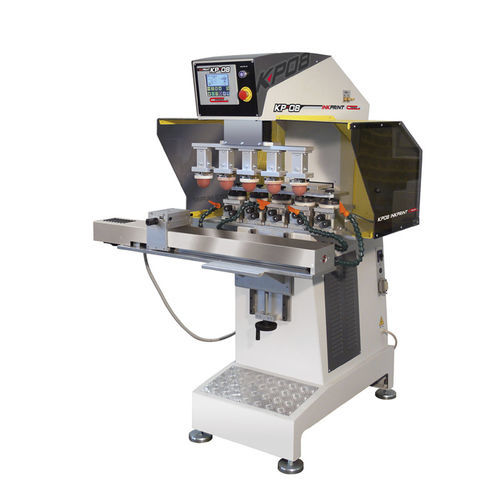 Macchina tampografica a calamaio ermetico - INKPRINT KP08 5C T.I - COMEC ITALIA - automatica / a 5 colori / per l'industria cosmetica
