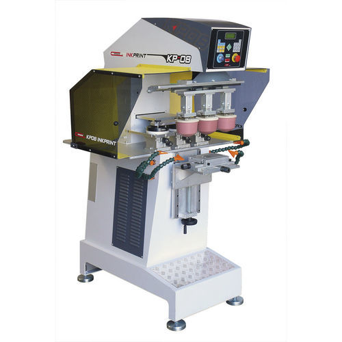 Macchina tampografica a calamaio ermetico - INKPRINT KP08 3C RRR - COMEC ITALIA - automatica / a 3 colori / elettropneumatica