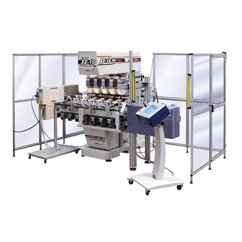 Macchina tampografica a calamaio ermetico - INKPRINT XE-16 - COMEC ITALIA - automatica / a 5 colori / per l'industria cosmetica