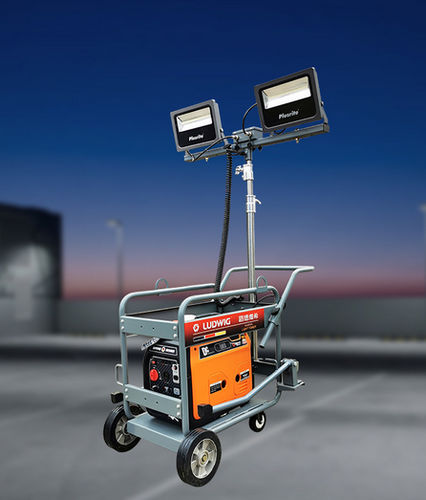 Torre faro LED - GTL140 series - Ludwig Engineering Machinery Manufacturing Co., Ltd. - a ioduri metallici / con motore diesel / con motore a benzina