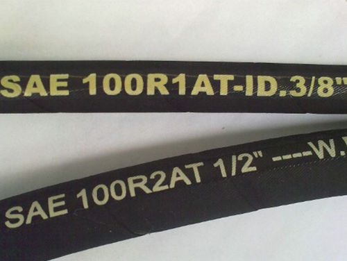 Tubo flessibile idraulico - SAE 100 R1A / DIN EN 853 - Qingdao Hyrubbers Co., Ltd. - sintetico / in acciaio / intrecciato