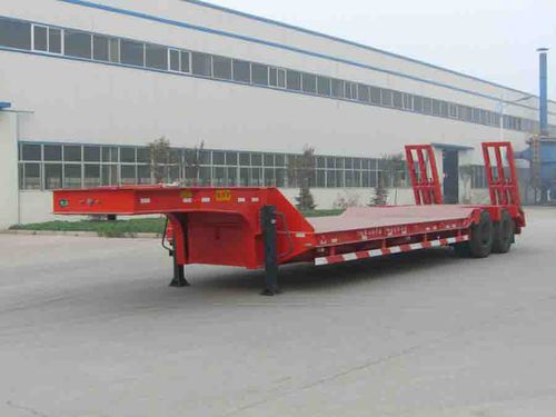 Semirimorchio extra ribassato - Shandong Liangshan Huayu Group Auto Manufactory Co., Ltd. - per macchine / a 2 assi / trainato