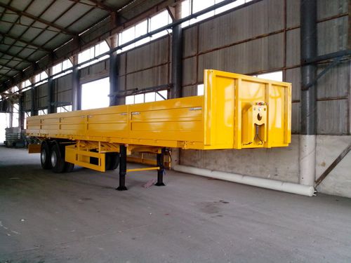 Semirimorchio per contenitore - Shandong Liangshan Huayu Group Auto Manufactory Co., Ltd. - per merce / a 2 assi / trainato