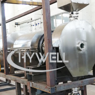 Essiccatore a tamburo - HZG series - Hywell Machinery Company - ad aria calda / alimentatore