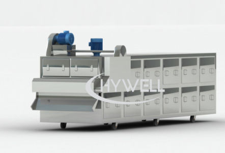 Essiccatore ad aria calda - DW - Hywell Machinery Company - per batch / di gas / alimentatore