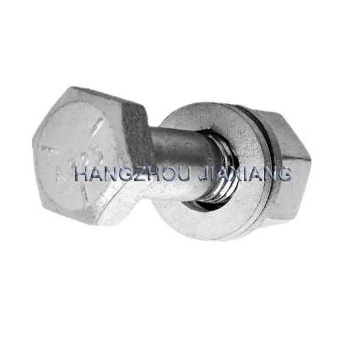 Bullone a testa esagonale - ASTM A325 - Hangzhou JIAXIANG Gaoqiang Bolts Company - con set di rondelle