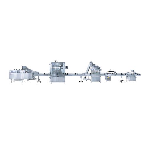 Riempitrice automatica - HZG 1000-4D - Zhejiang Haizhou Packing Machine Co., Ltd. - per bottiglie / per liquido / per l'industria agroalimentare