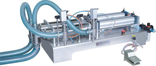 Riempitrice semiautomatica - G2WYF100-5000  - Zhejiang Haizhou Packing Machine Co., Ltd. - per bottiglie / per liquido / per l'industria agroalimentare