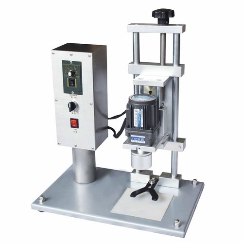 Tappatrice avvitatrice automatica - DHZ-450 - Zhejiang Haizhou Packing Machine Co., Ltd. - per bottiglie / per tappi ad avvitamento in plastica / per l'industria agroalimentare