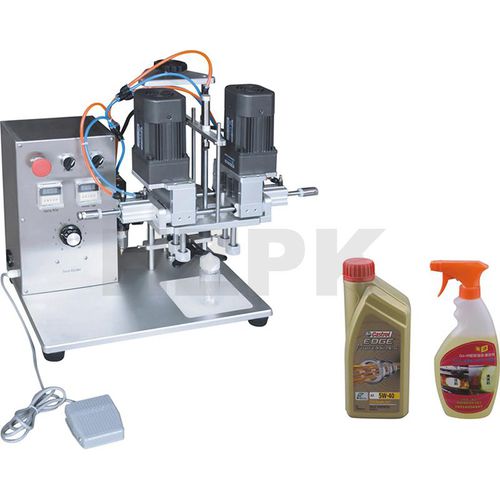 Incapsulatrice pneumatica - DHZ-550 - Zhejiang Haizhou Packing Machine Co., Ltd. - automatica / per bottiglie / per l'industria agroalimentare