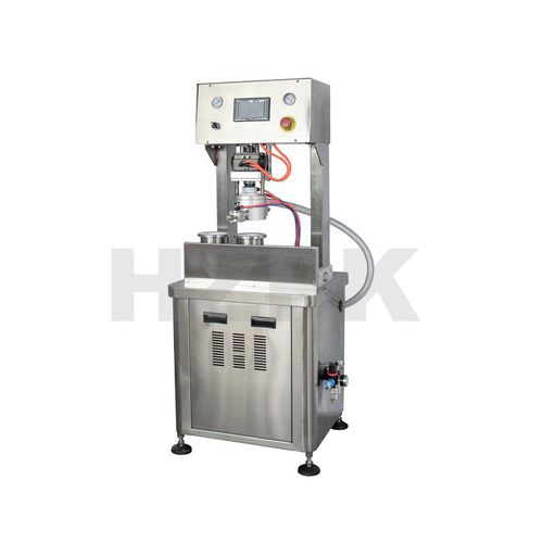 Incapsulatrice a vuoto - GJV-20 - Zhejiang Haizhou Packing Machine Co., Ltd. - automatica / per contenitori in vetro / per bottiglie in vetro