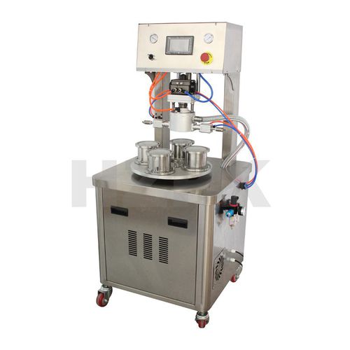 Incapsulatrice a vuoto - GJV-40 - Zhejiang Haizhou Packing Machine Co., Ltd. - automatica / per bottiglie in vetro / per l'industria agroalimentare
