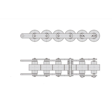 Catena di trasmissione - BS sries - Hangzhou Qianjiang Chain Industries Company - a rulli / doppia