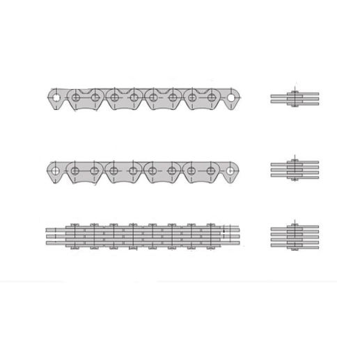 Catena di trasmissione - CL04-2x3 - Hangzhou Qianjiang Chain Industries Company - di distribuzione / per moto / per motore