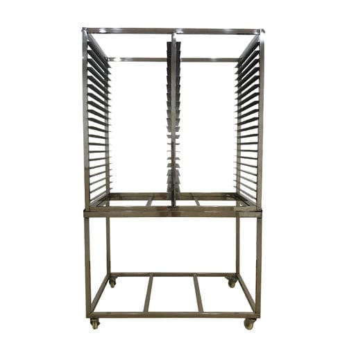 Carrello di carico - FTHJ-300 - Guangdong IKE Industrial Co., Ltd. - in acciaio inossidabile / a ripiani / con rotelle