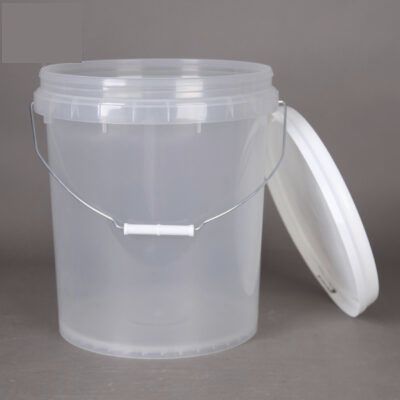Secchio in plastica - Suzhou Fansheng Plastic Manufacture Co., Ltd. - rotondo / di qualità alimentare / per applicazioni alimentari