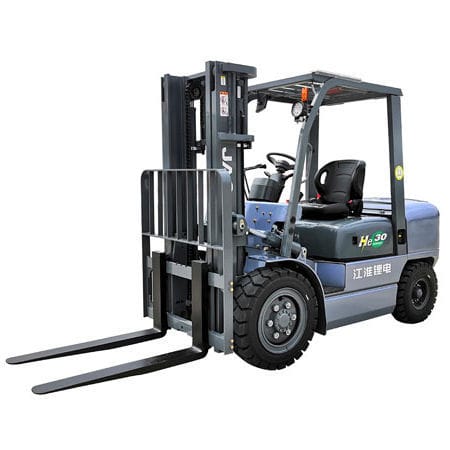 Carrello elevatore elettrico - HE Series - JAC Heavy-duty Construction Machine - con conducente seduto / per movimentazione / 4 ruote